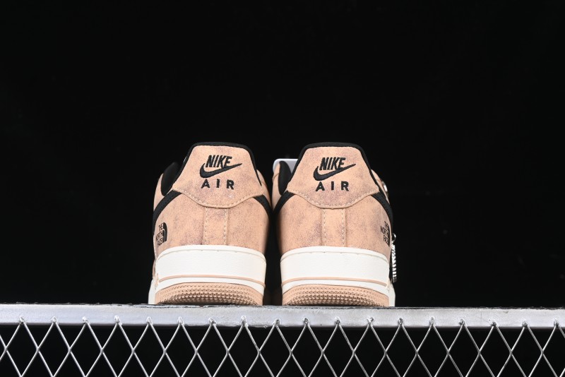 Nike Air Force 1'07 Low The North Face Collaboration - Mesh Brown Low-Top Casual Sneakers - KK1988-031