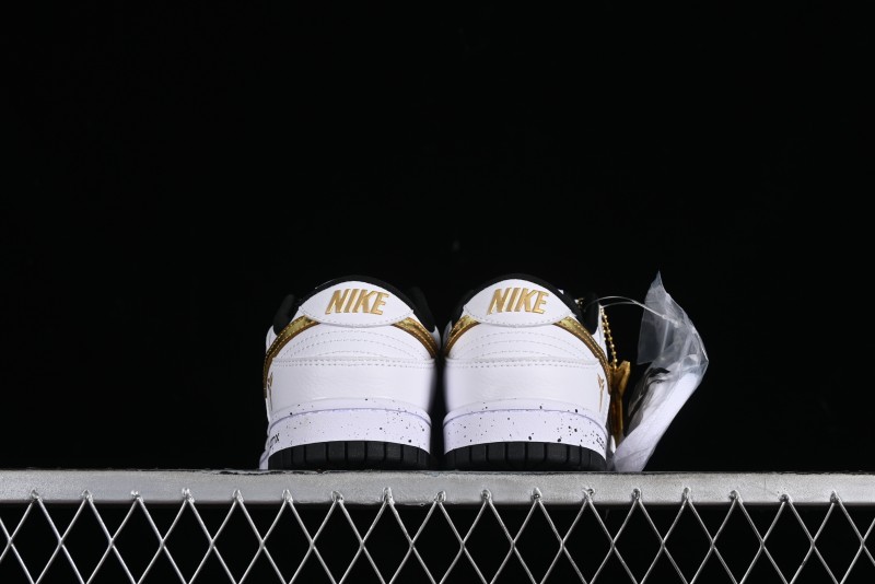 Nike SB Dunk Low Kobe Series - White Gold Anniversary High-End Custom Low-Top Casual Sneakers - FC1688-193