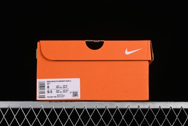 Nike ZoomX Infinity Run 4 Professional Cushioned Running Shoes with Knit Upper - FN4265-400