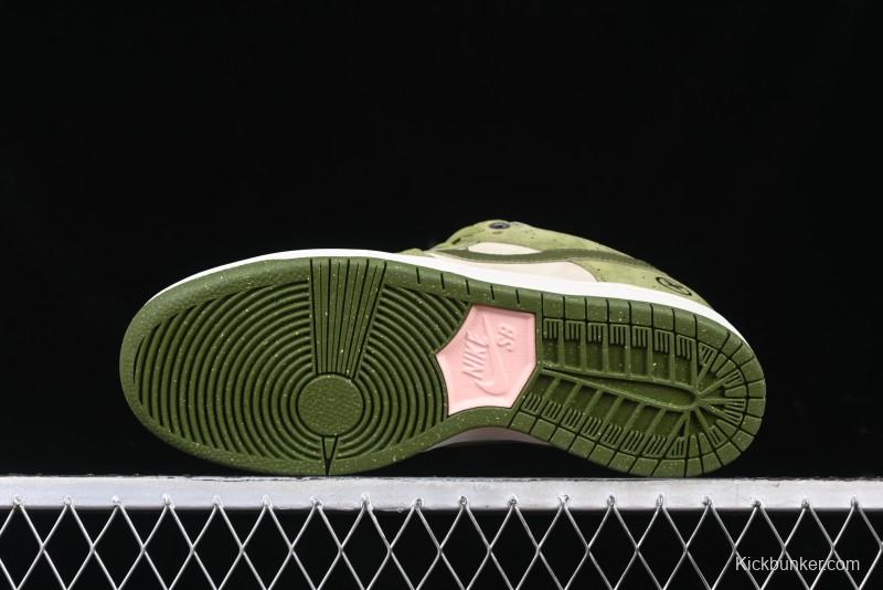 Nike Yuto Horigome x SB Dunk Low Pro 2.0 Casual Skate Shoes with Speckled Design - HF8022-300