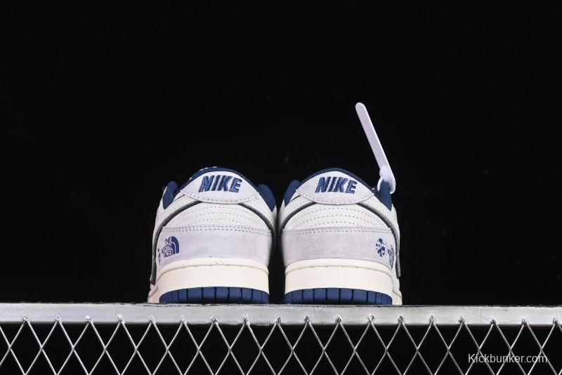 Nike SB Dunk Low The North Face Year of the Snake Collaboration Anniversary Edition Custom Low-Top Casual Skate Shoes - DM6868-014
