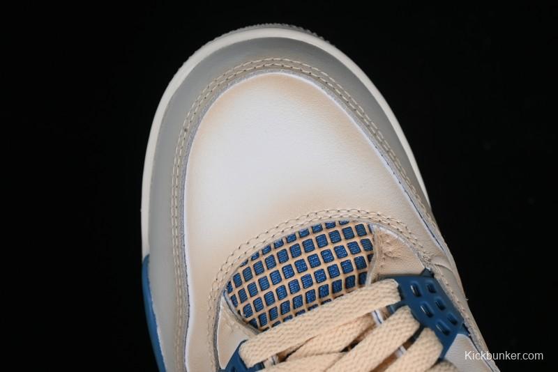 Nike Air Jordan 4 Retro Basketball Shoes Blastoise Collaboration - 308797-105