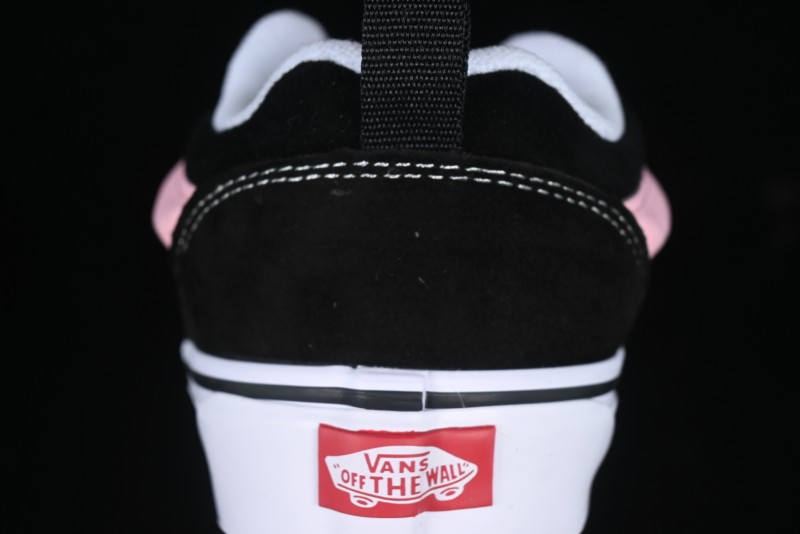 Vans Knu Skool Black Pink Color Comfortable Fashion Anti-Slip Wear-Resistant Low-Top Casual Skate Shoes - VN0009QCB9P