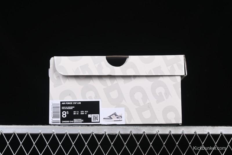Nike Air Force 1 '07 Low North Face Collaboration Light Grey Two-Tone Low-Top Casual Sneakers - DM6688-046