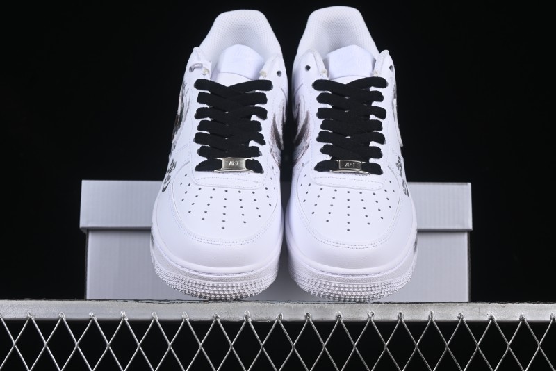 Nike Air Force 1 '07 Low Casual Sneakers with Chinese Ink Painting Design - ZH0316-062