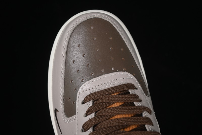 Nike Air Force 1 '07 Low BAPE Collaboration Grey Green Brown Low-Top Casual Sneakers - KK1988-039