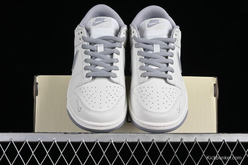 Nike SB Dunk Low NYC Collaboration Light Gray Low-Top Casual Skate Shoes - NC2103-302