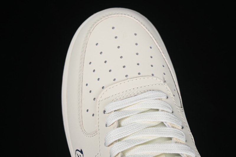 Nike Air Force 1 '07 Low Stussy Supreme Collaboration Checkerboard Beige Low-Top Casual Sneakers - DF0188-037