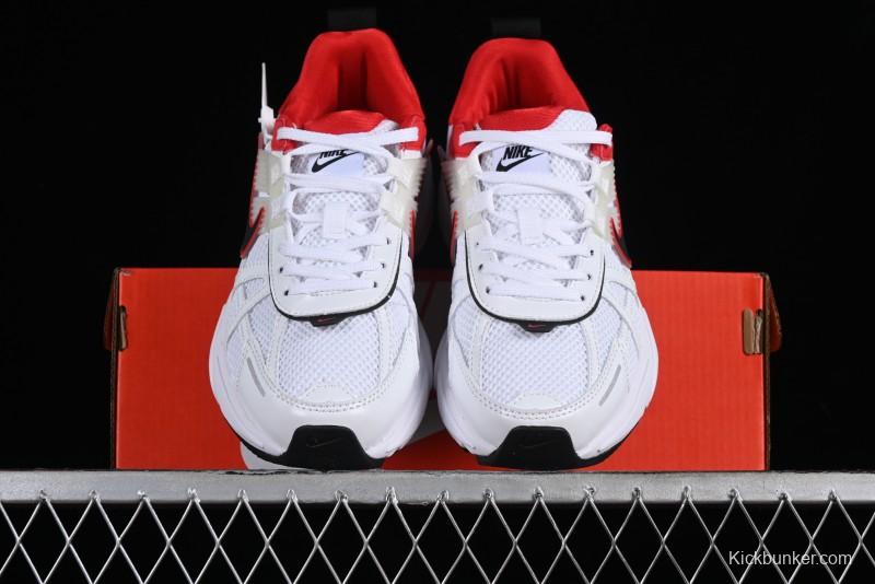 Nike Runtekk V2K Retro Low-Top Running Shoes with Cushlon Midsole and Distressed Effect - HF0120-100