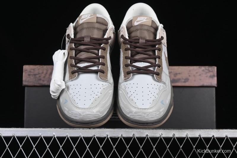 Nike Dunk Low Panda Prank Pioneer Project Jupiter Black Grey Low Top Casual Sneakers - HQ1175-240