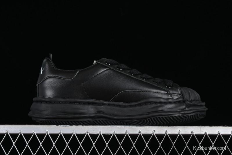 Wayne Original Sole Leather Low Sneaker with Melted Ice Cream Outsole - W.E5