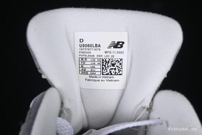 New Balance NB9060 Series Retro Casual Running Shoes with ABZORB Cushioning - U9060LBA