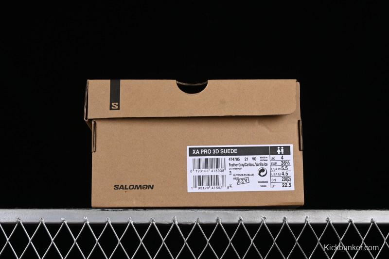 Salomon XA PRO 3D Suede Outdoor Trail Running Shoes with SENSIFIT and 3D ADVANCED CHASSIS - 474785-21