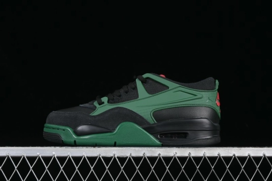 Nike Air Jordan 4 Remastered Sneakers with Textile Mesh Leather and Suede Upper - FQ7939-003