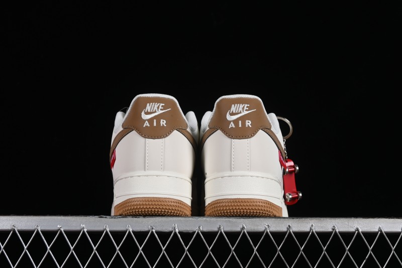 Supreme x Nike Air Force 1 '07 Low Skateboarding Shoes - Coffee Brown - HD1968-019