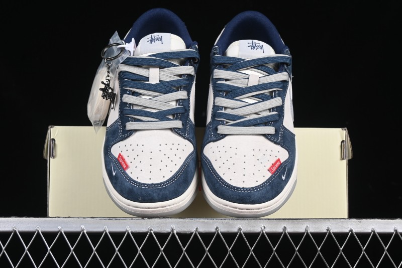 Nike SB Dunk Low Stussy Anniversary Custom Low-Top Casual Skate Shoes - DM6868-030