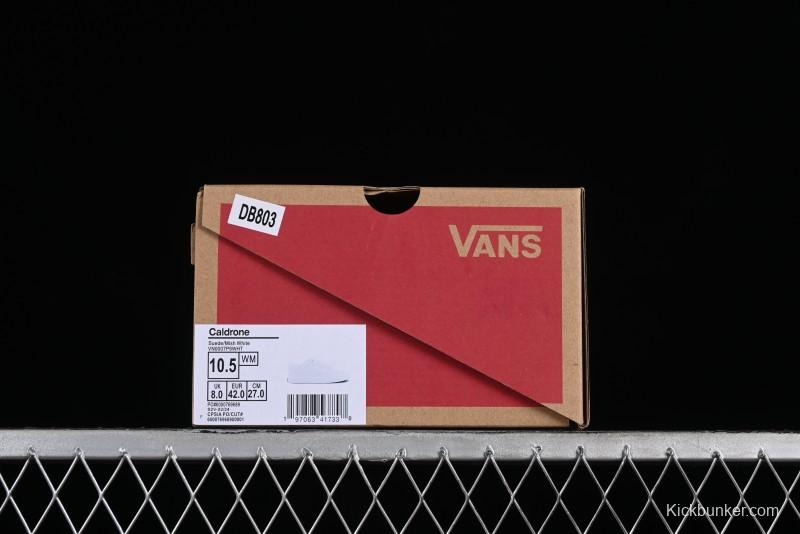 Vans Caldrone Chunky Retro Sneakers in White with Enhanced Cushioning - VN0007P9WHT