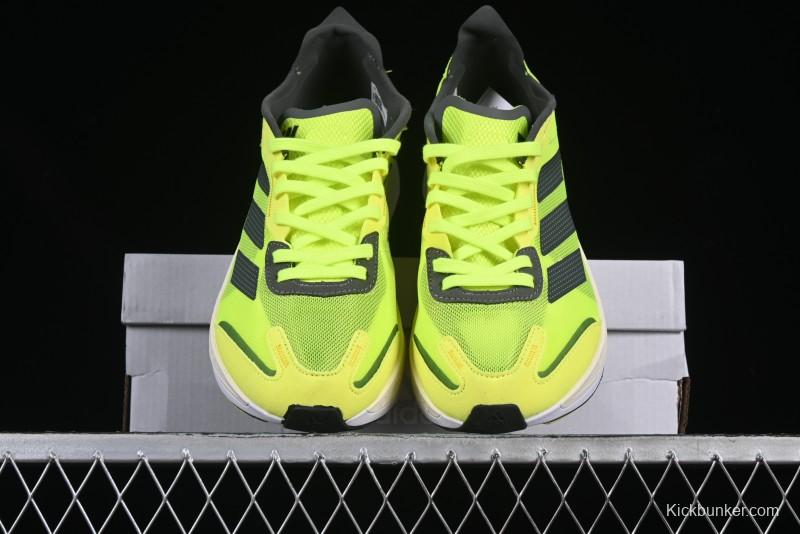 Adidas Adizero Lightstrike Pro Running Shoes - Neon Yellow/Black