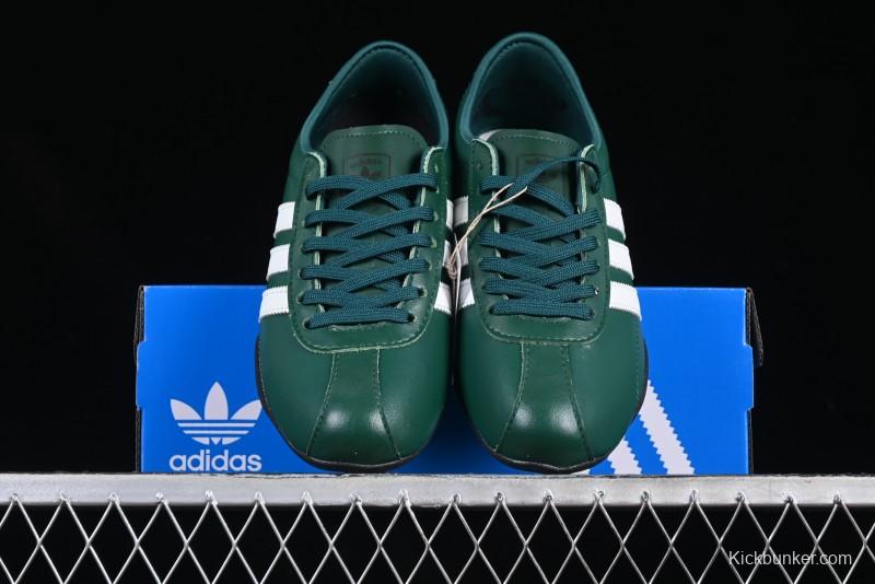 Adidas Tokyo Classic Sneakers - Forest Green & White