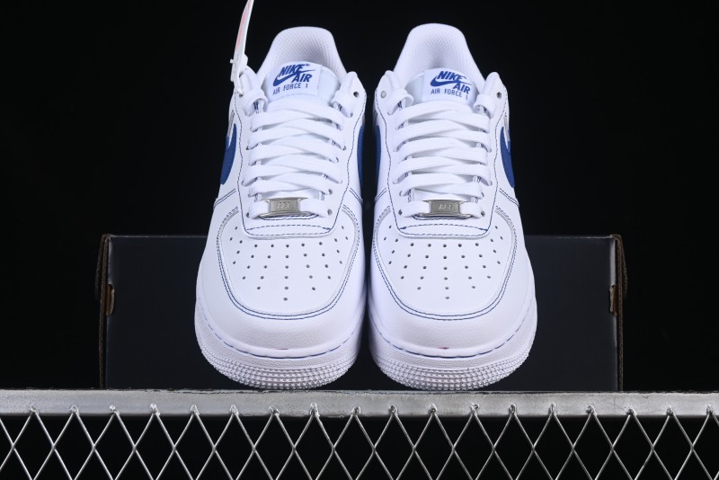 Nike Air Force 1 Low White & Blue – Iconic Leather Sneakers