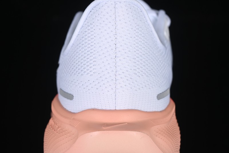 Nike Air Zoom Running Shoes - White/Coral Gradient