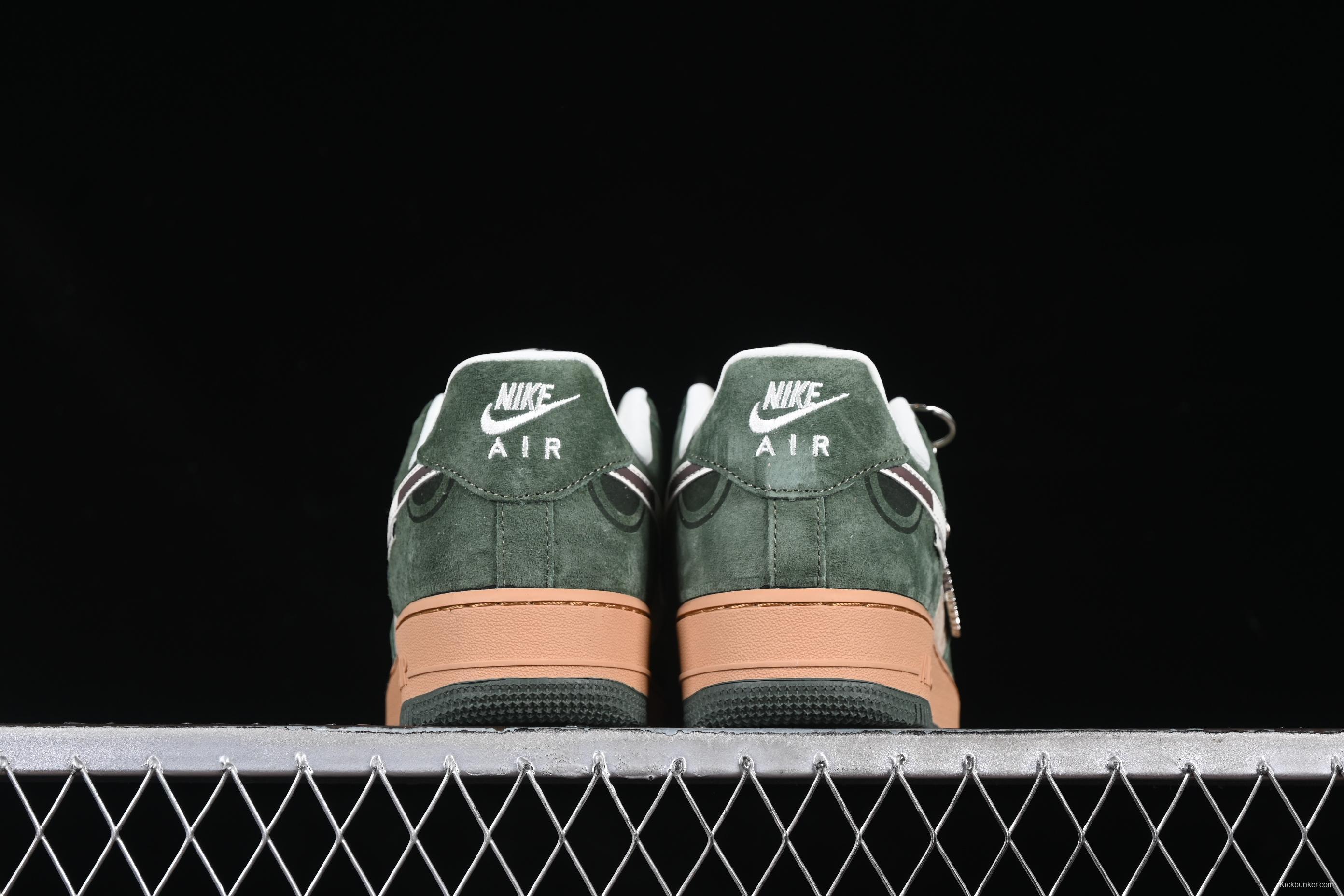 Nike Air Force 1'07 Low Supreme Collaboration Distressed Graffiti Casual Sneakers - DF0188-024