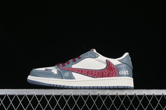 Nike Travis Scott x Fragment Design x Air Jordan 1 Low OG SP Sneakers - XS2024-009