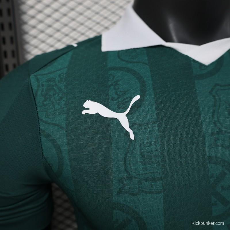 Player Version 25/26 Plymouth Home Jersey Argyle Green with Puma Logo Design
