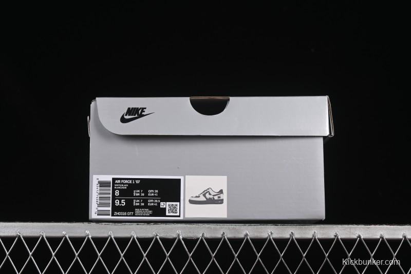 Nike Air Force 1'07 Low Custom Official Hot Style 2D Theme Gray Zone Casual Sneakers - ZH0316-077