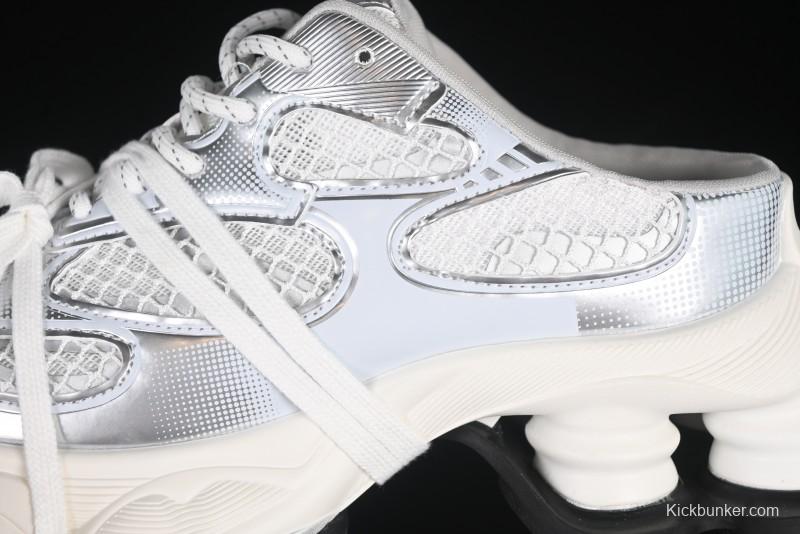 GG-CC Star-Design Lace-Up Hollow-Out Platform Sneakers with 5cm Height Boost - G25U9789