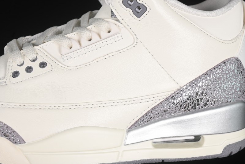 Nike Air Jordan 3 Retro OG Sail Metallic Silver - CK9246-100