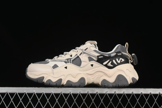 Fila Heritage Fluid Cat Paw 5.0 Retro Dad Shoes with Lace-Up Design - F12M442115FAG