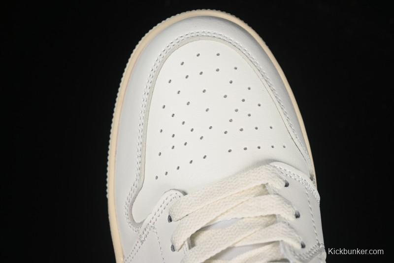 Nike Air Jordan 1 Low AJ1 White Mint Green Low-Top Casual Lifestyle Sneakers - DC0774-134