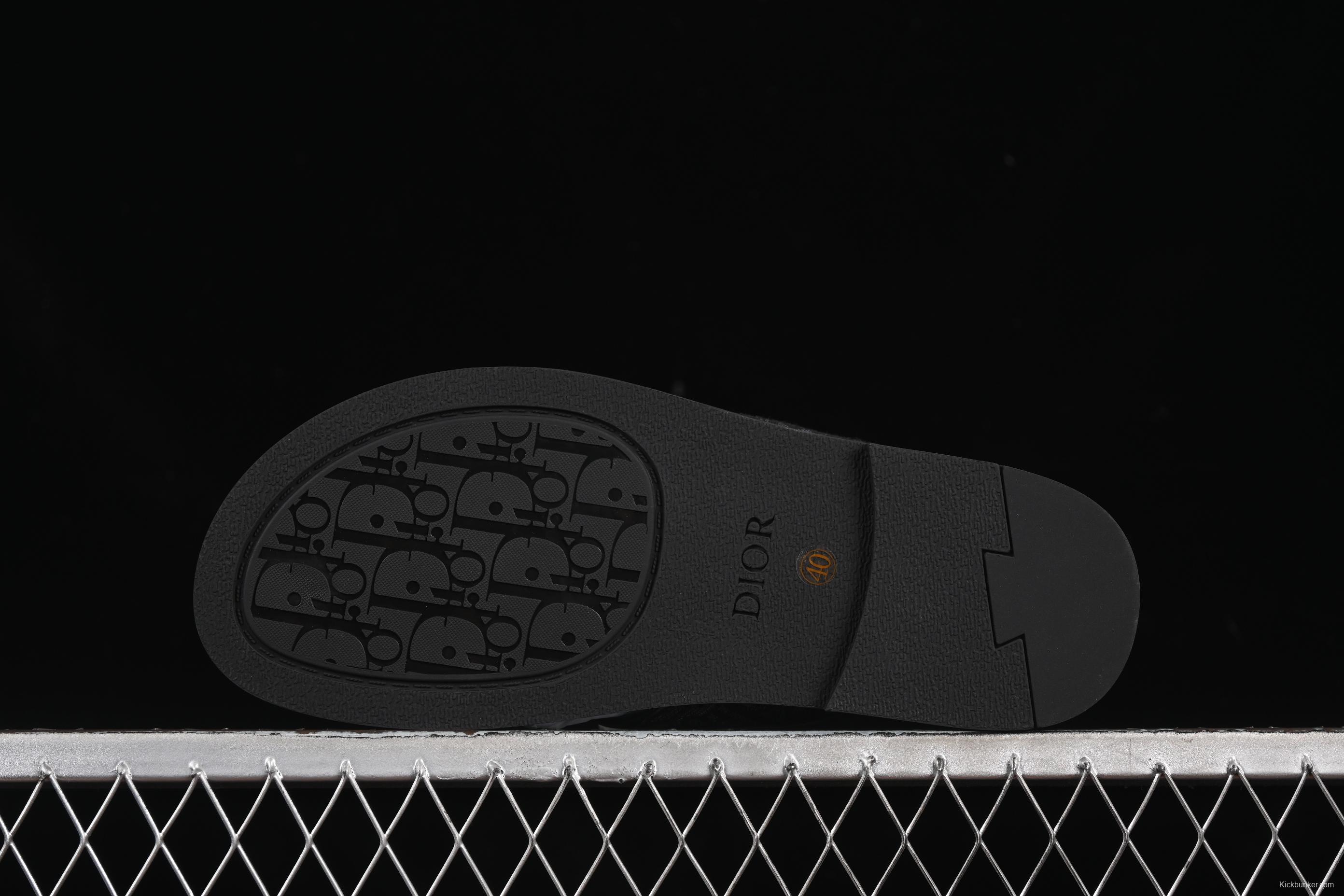 Dior Alias Oblique Summer Men's Lace-Up Casual Sandals with Cross-Strap Design - 3SA126ZSA