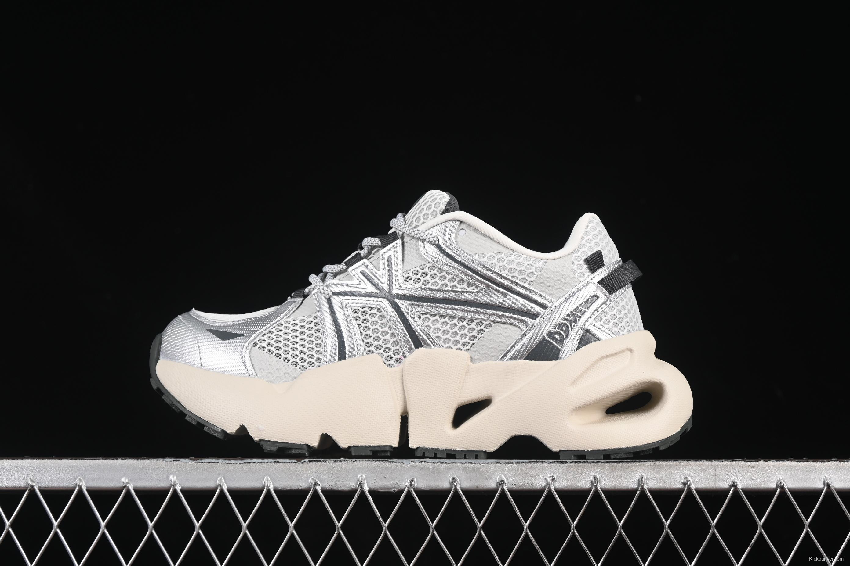 New York Yankees MLB Dome Runner Thick-Sole Hollow-Out Height-Increasing Casual Running Shoes - 3ARND015N50SIS