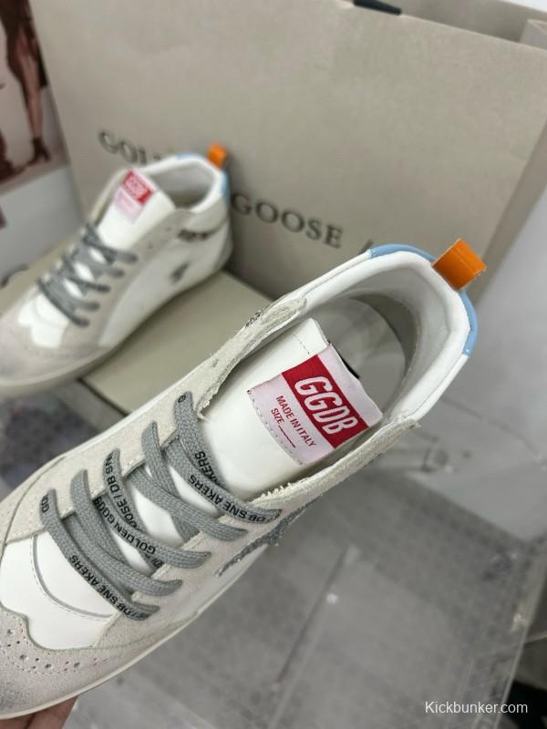 2024 Unisex GGDB White Grey Suede Leather High-Top Sneakers MJ00300