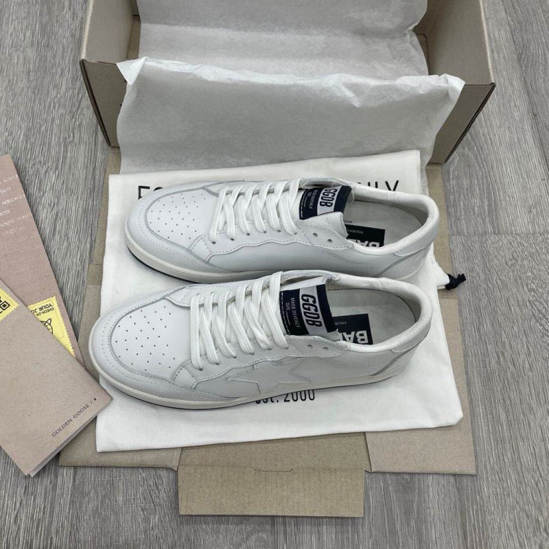2024 Unisex GGDB White Leather Sneakers MJ00260
