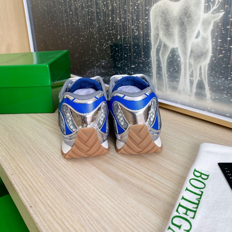 2025 Unisex BV Blue Grey Mesh Leather Running Shoes LY00310
