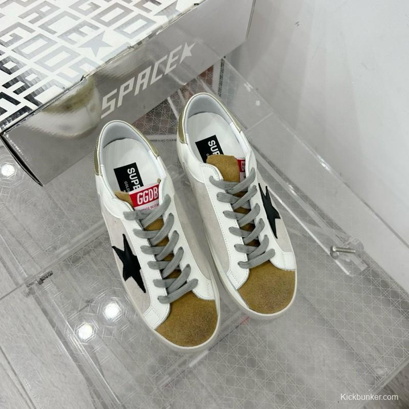 2025 Women GGDB White Black Beige Leather Suede Sneakers