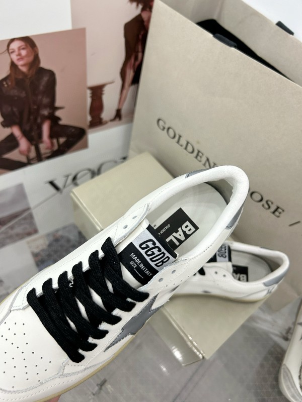 2024 Unisex GGDB White Grey Leather Sneakers MJ00260