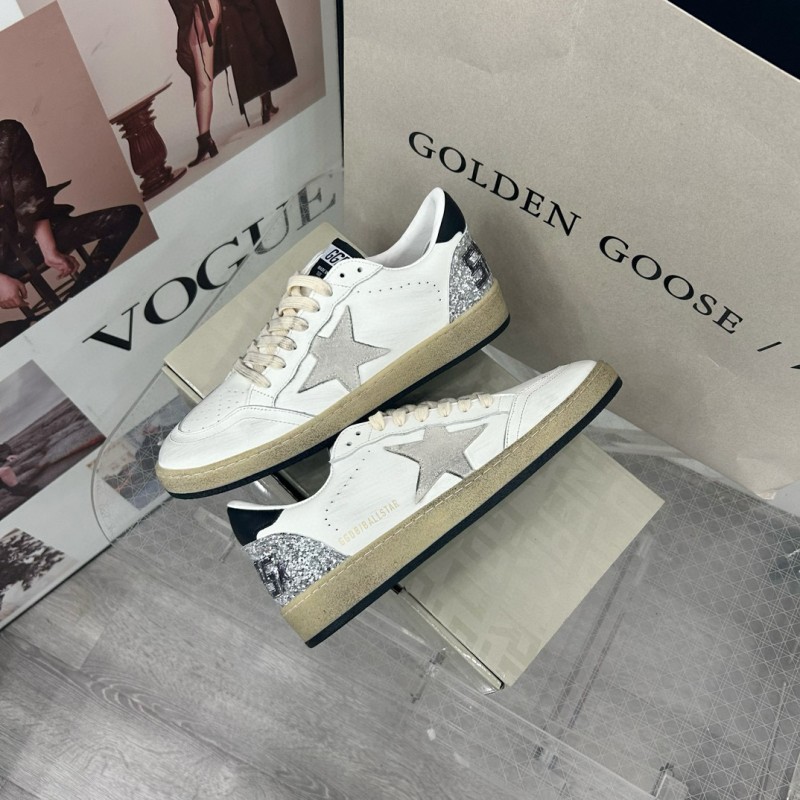 2024 Unisex GGDB White Black Leather Suede Sneakers