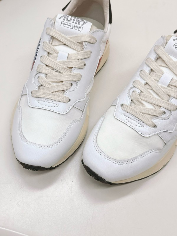 2024 Women Autry White Red Black Leather Mesh Sneakers MJ00330