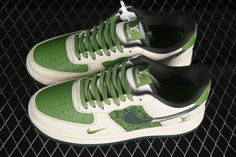 Nike Air Force 1 '07 Low LV Collaboration Turquoise Green Casual Sneakers - KK1988-086