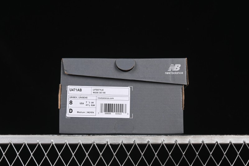 New Balance 471 Series Fabric and Leather Lifestyle Casual Shoes - U471AB