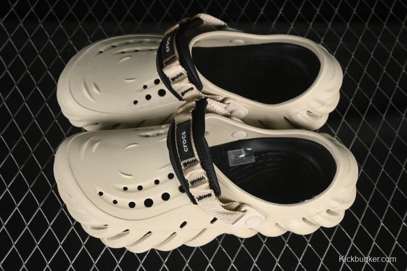 Crocs Bobs Flat Heel Closed Toe Slip-On Beach Clog Sandals