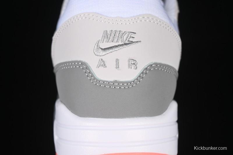 Nike Air Max 1 Retro Running Shoes with Half-Sole Air Cushion - 599820-100