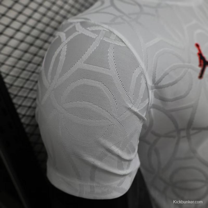Player Version 25/26 Paris Saint-Germain PSG WHITE Pre-Match Jersey