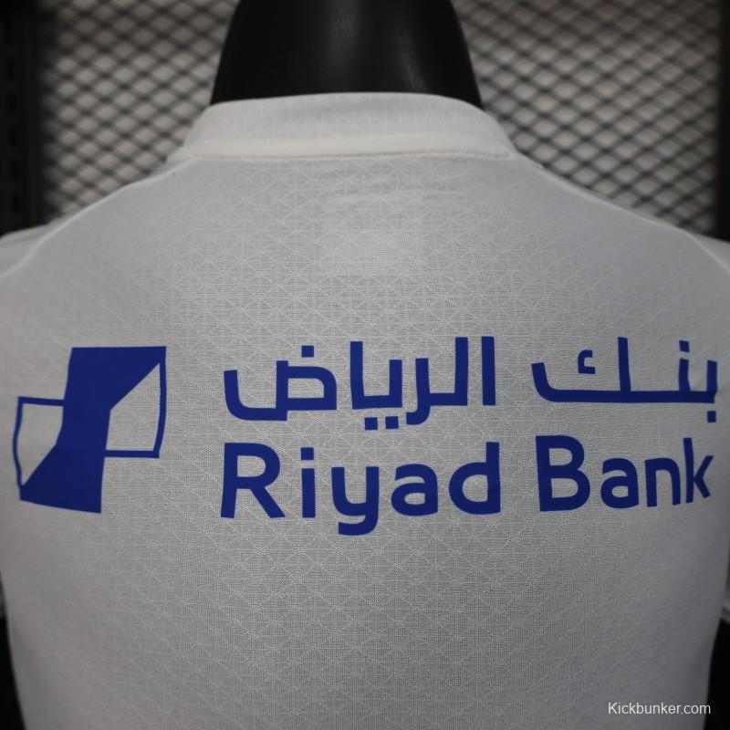 Player Version 25/26 Al-Hilal Away WHITE Jersey