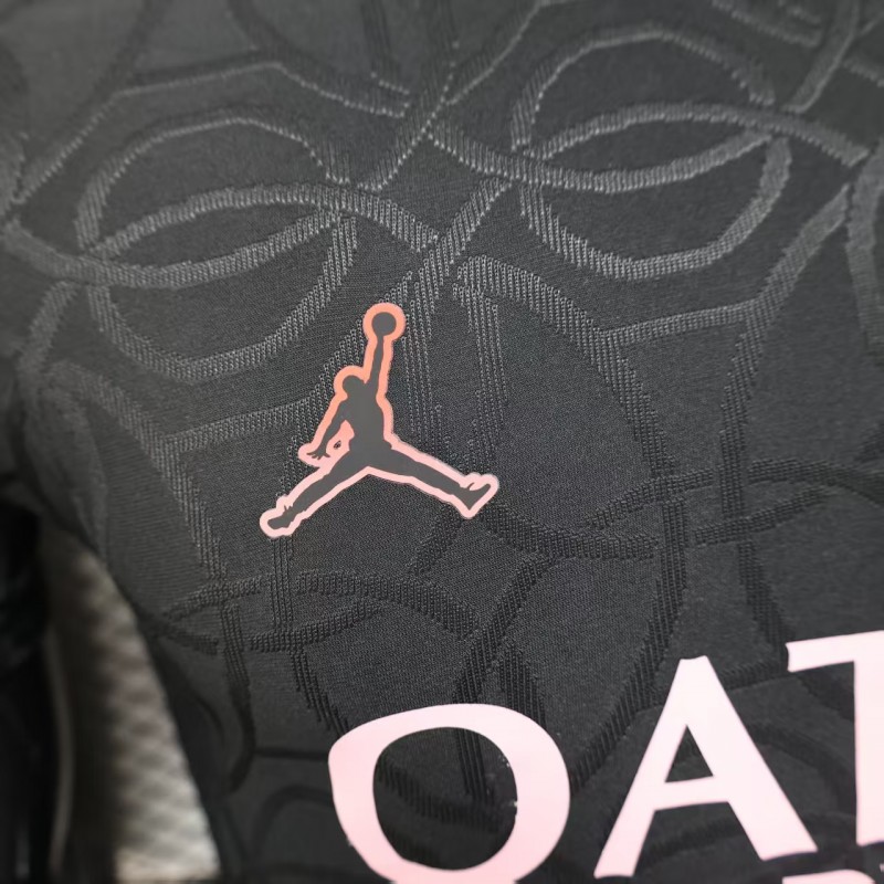 Player Version 25/26 Paris Saint-Germain PSG Black Pre-Match Jersey