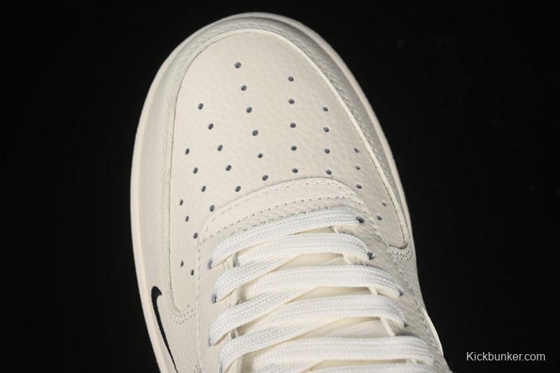Nike Air Force 1 '07 Low Stussy Collaboration White Gray Casual Sneakers - KK1988-093